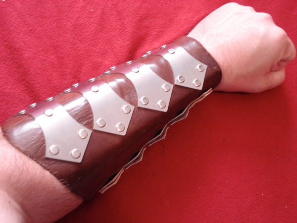 Steel & Leather Bracers