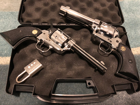 2 Single Action Revolvers (.380)